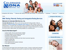 Tablet Screenshot of coloradodna.com